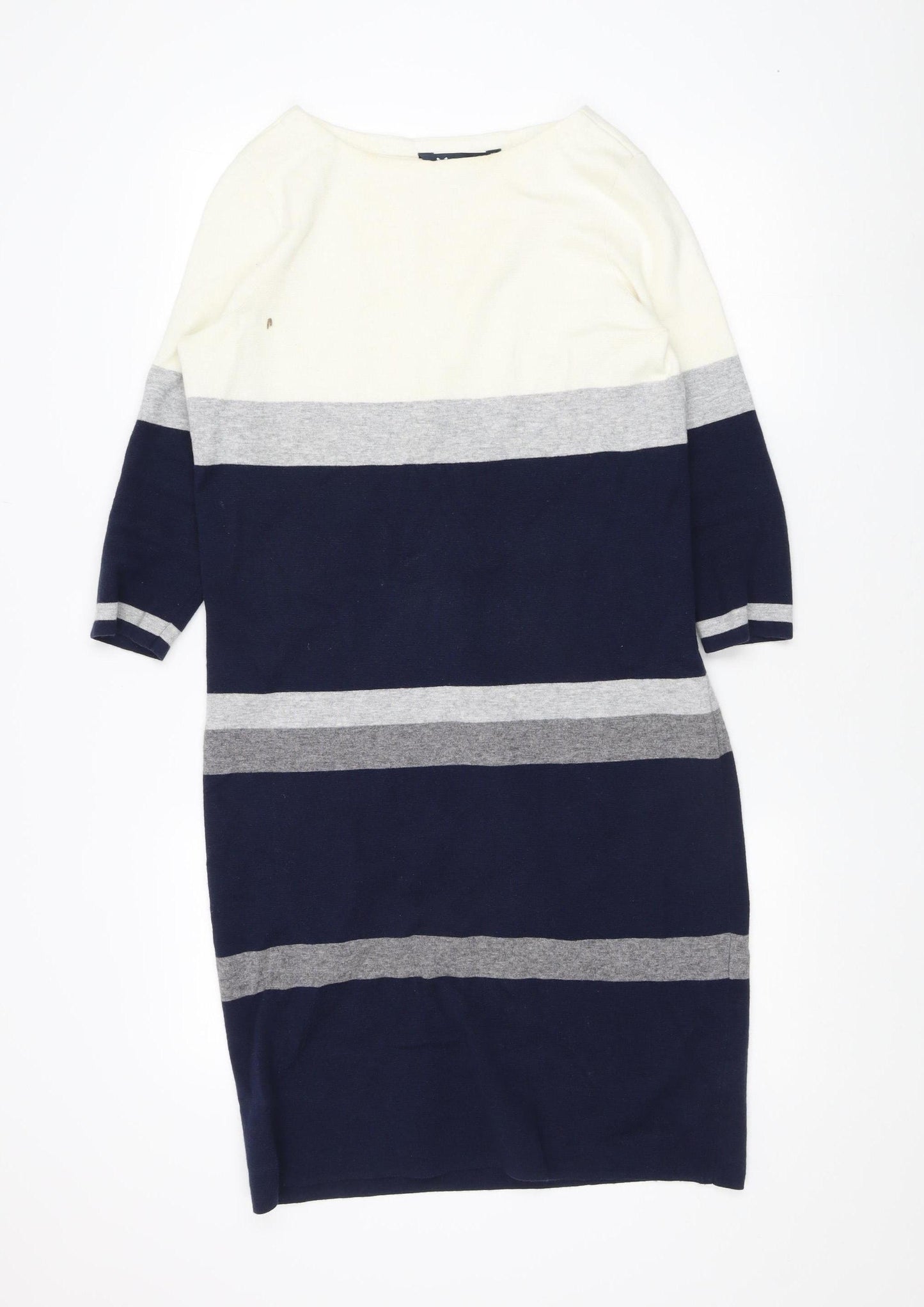 Crew Clothing Women's Striped Tunic Jumper Size 12