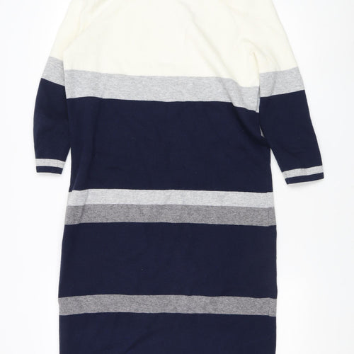 Crew Clothing Women's Striped Tunic Jumper Size 12