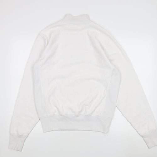 Champion Women's White Mock Neck Sweatshirt - Size S