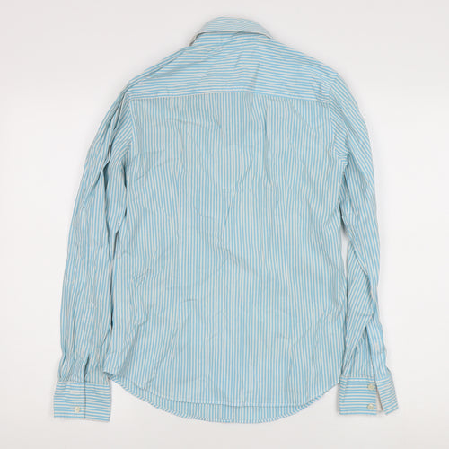 Gant Women’s Blue Striped Button-Up Shirt Size 12