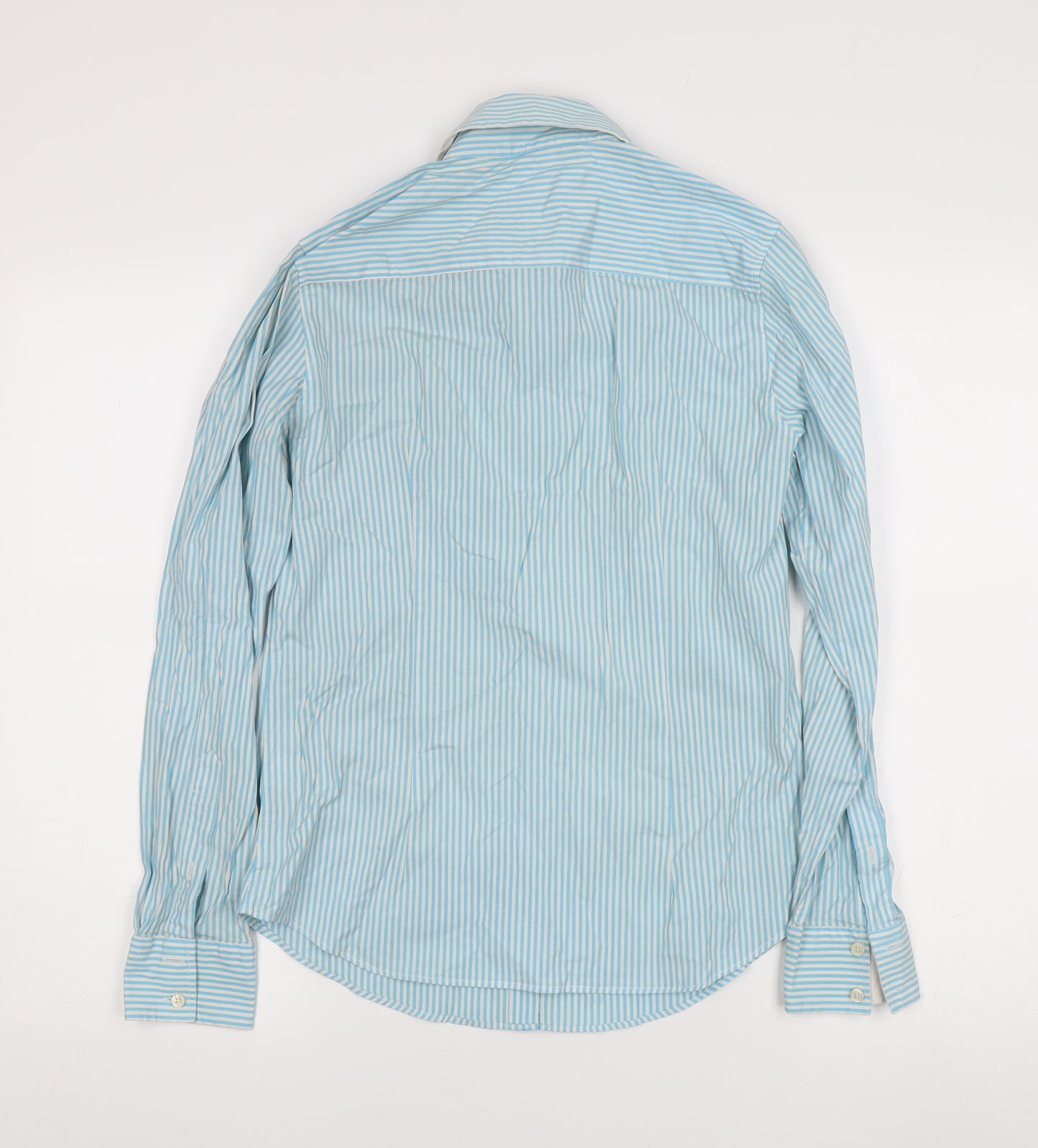 Gant Women’s Blue Striped Button-Up Shirt Size 12