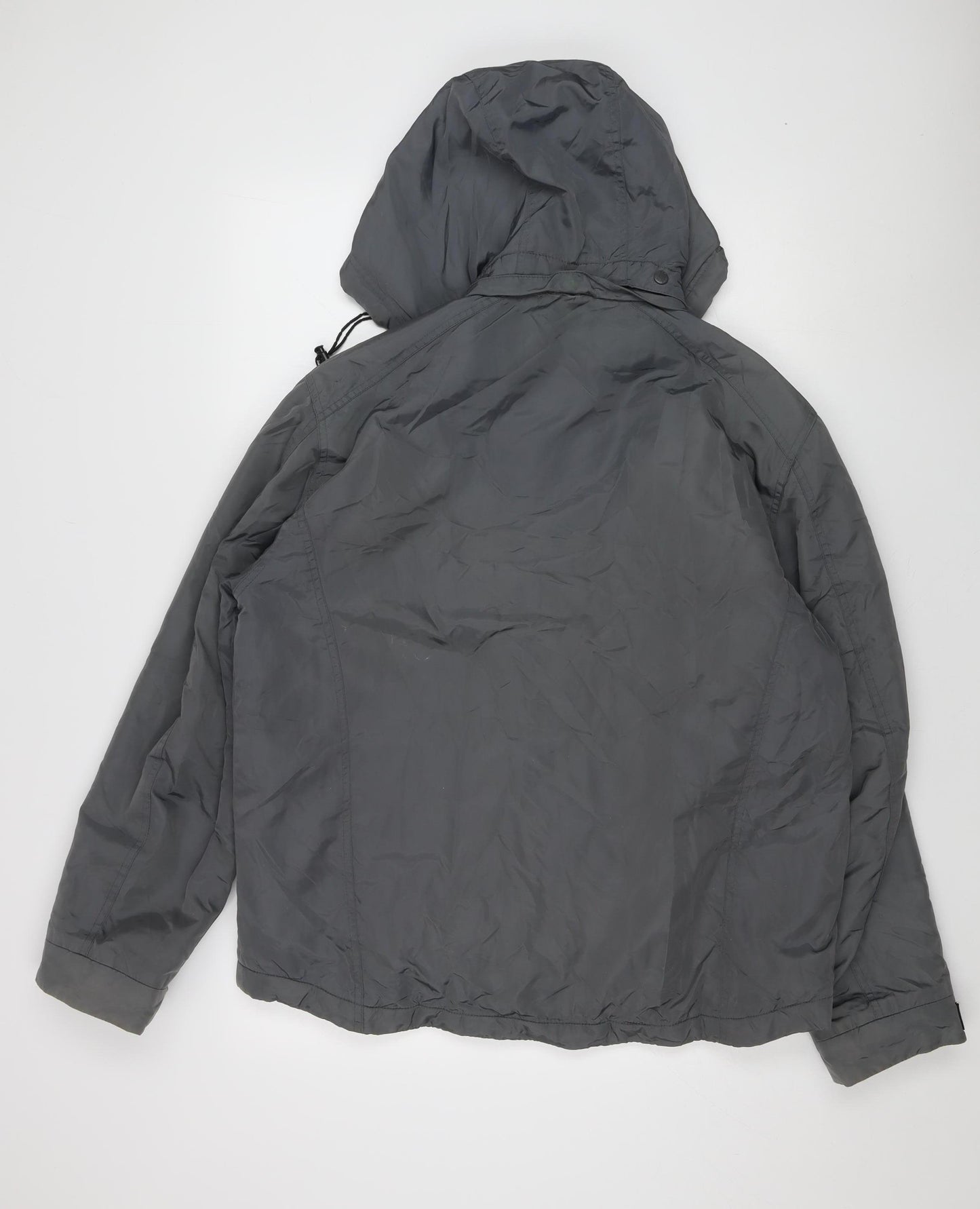 Gas Men's Grey Hooded Jacket L - Casual & Versatile