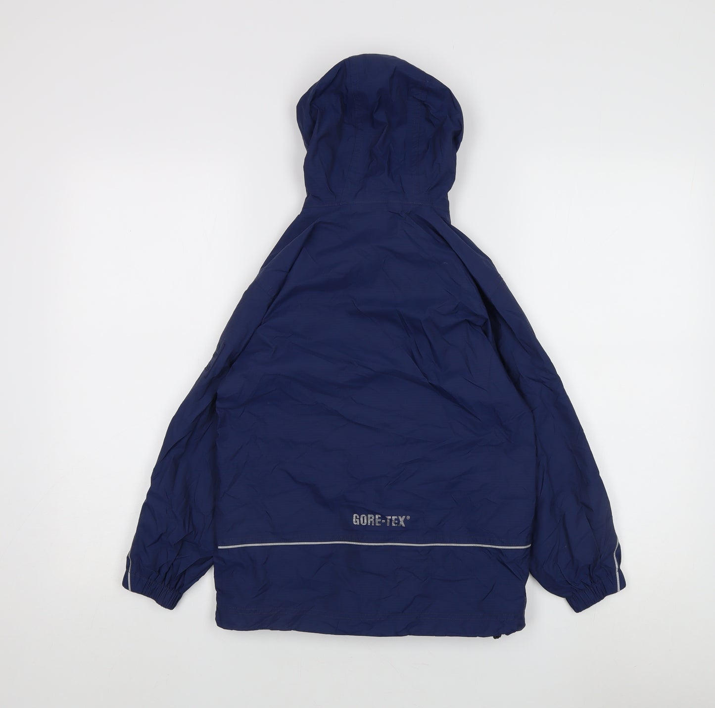 Boys Blue Waterproof Hooded Rain Jacket - 9-10 Years