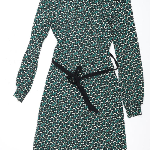 NEXT Women's Multicoloured Geometric Wrap Dress
