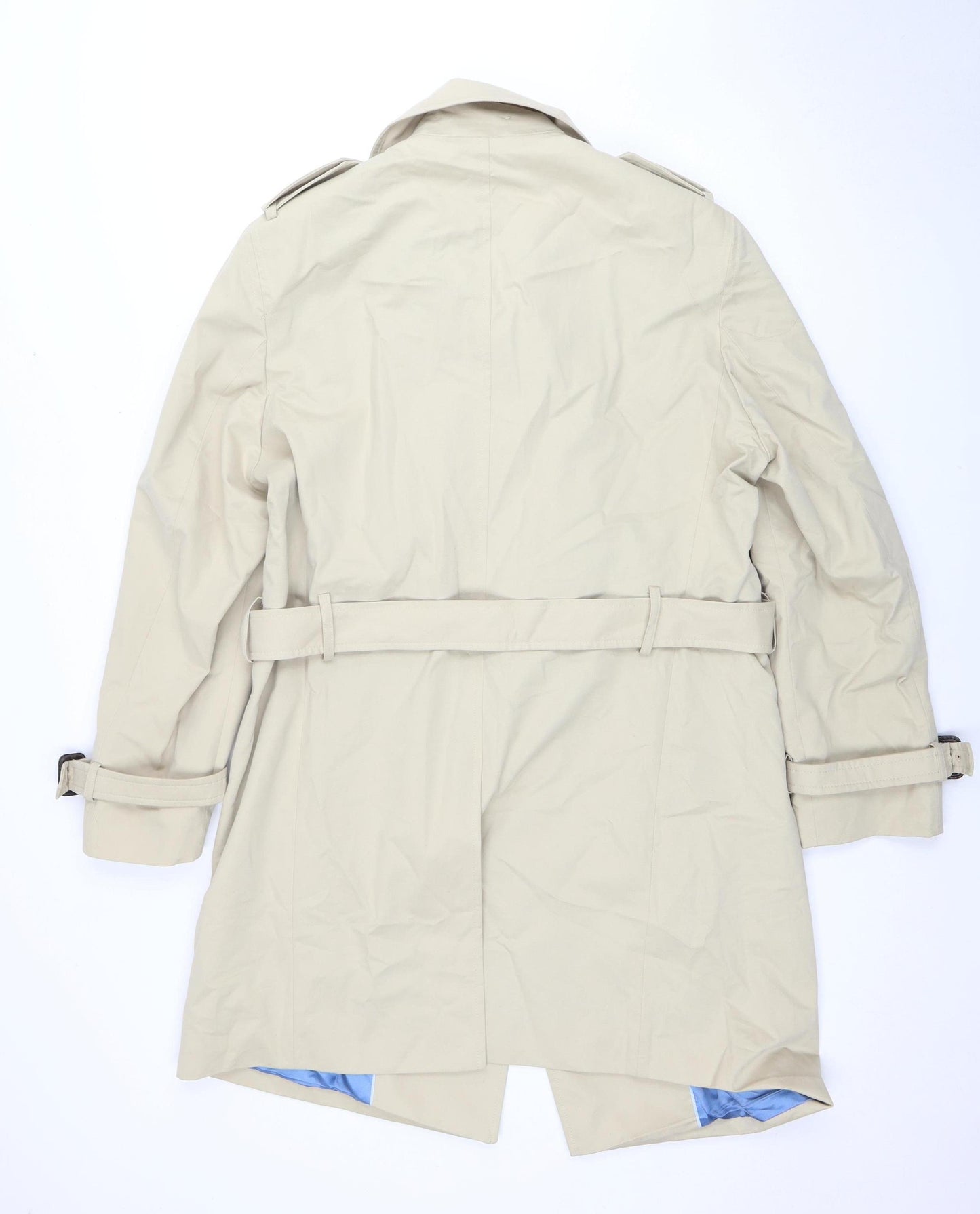 Charles Tyrwhitt Beige Men's Trench Coat Size 40