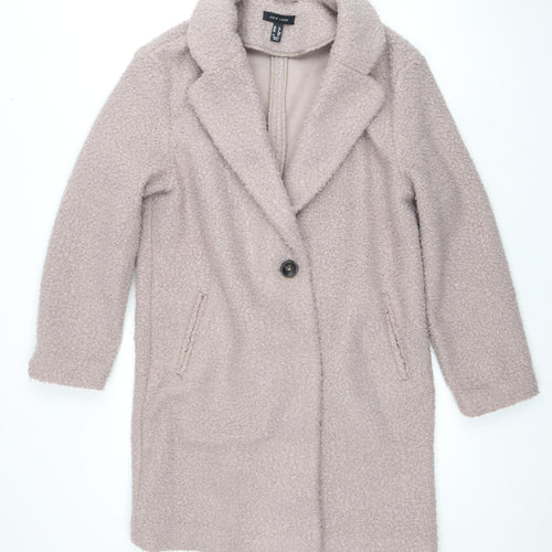 New Look Women’s Beige Relaxed Mid-Length Coat
