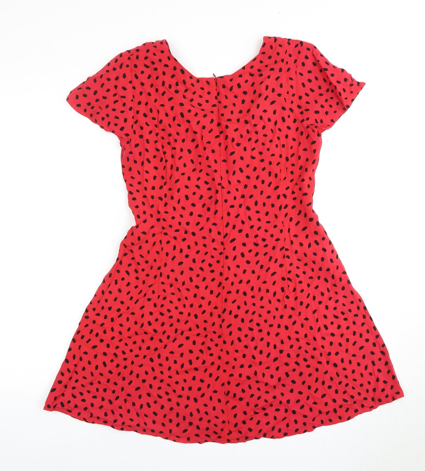 Motel Women's Red Polka Dot Dress XS