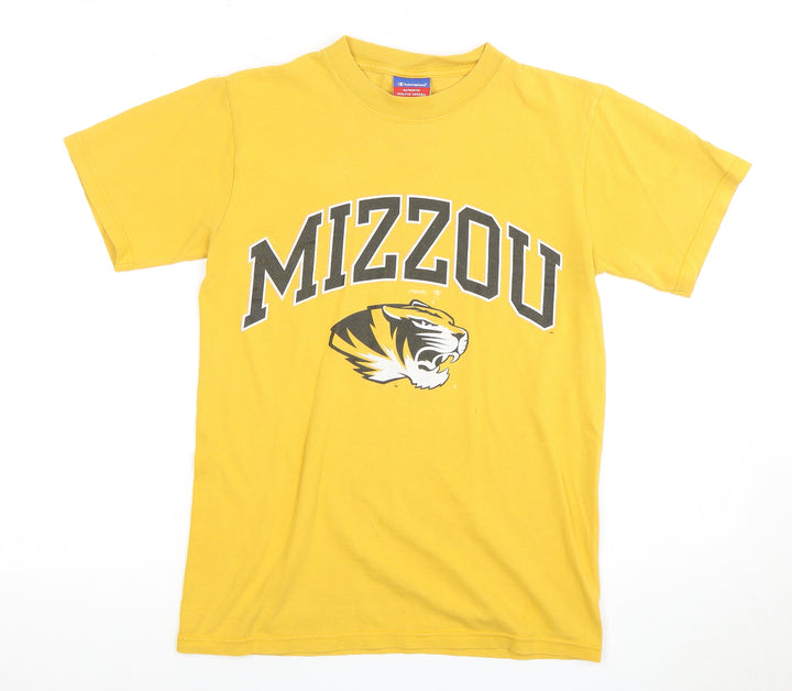 Champion Yellow Unisex Adults Basic T-Shirt S