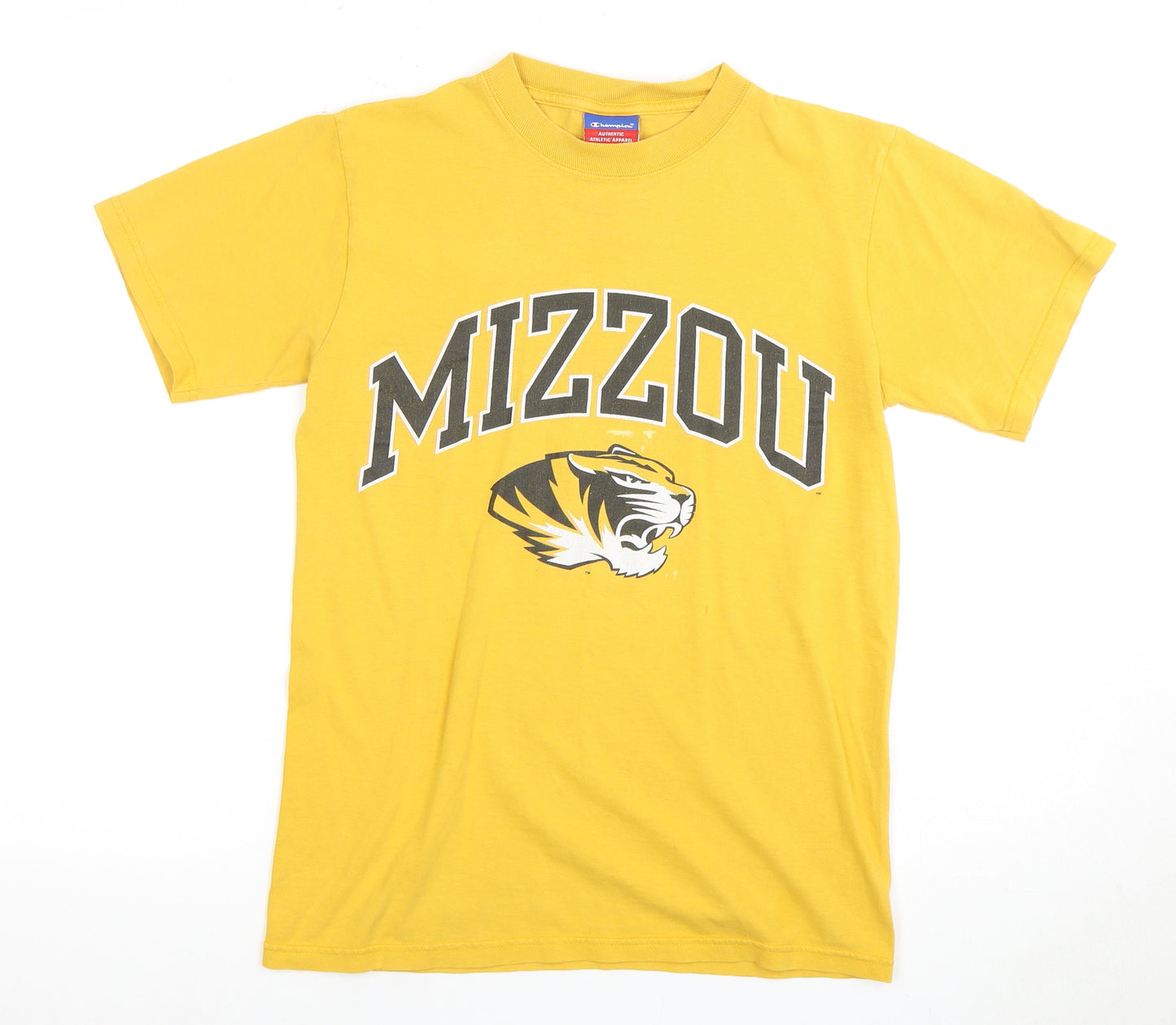 Champion Yellow Unisex Adults Basic T-Shirt S