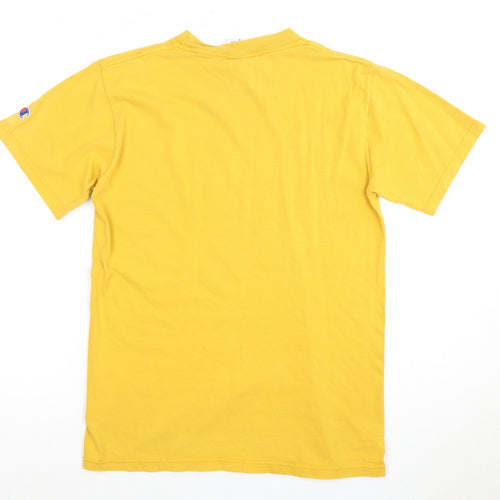 Champion Yellow Unisex Adults Basic T-Shirt S