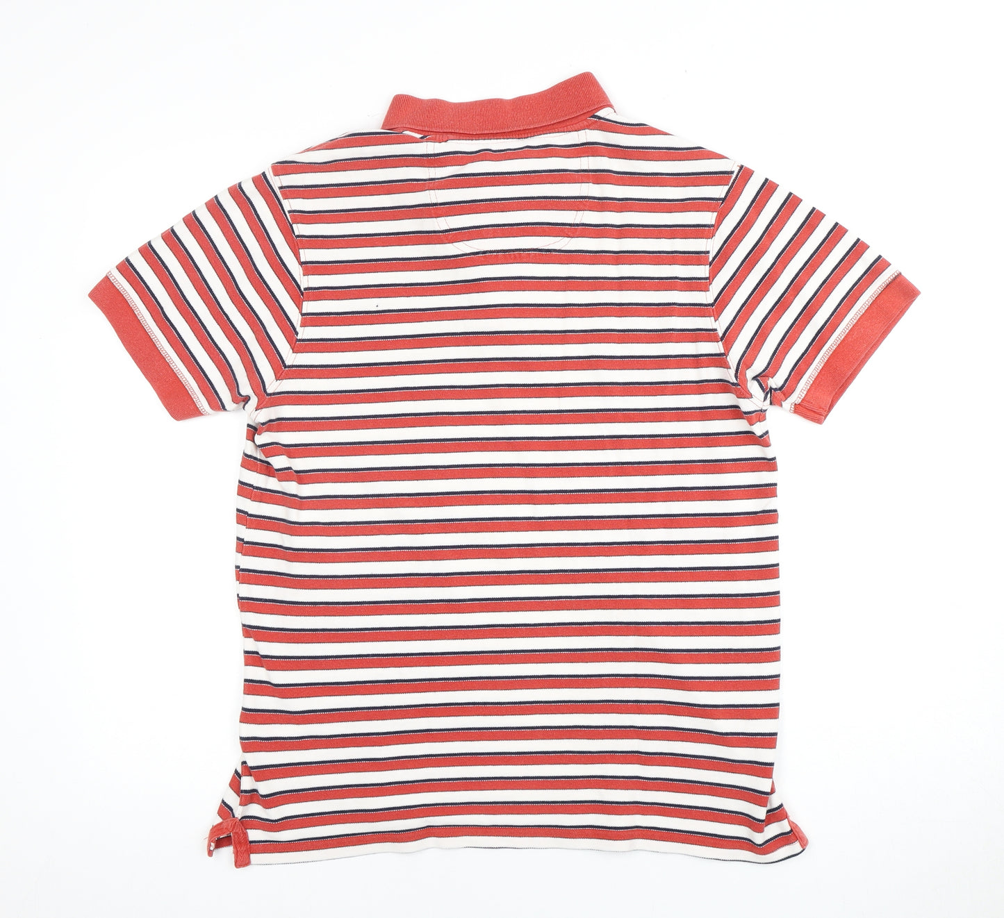 Jasper Conran Men's Red Striped Polo, Medium, Casual Shirt