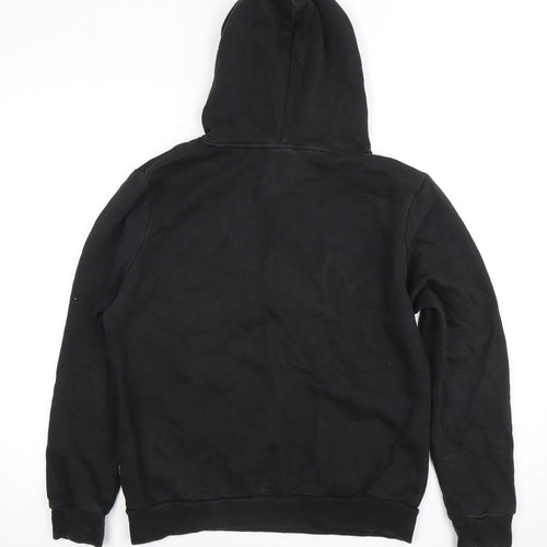 Puma Unisex Black Pullover Hoodie, M, Casual Style