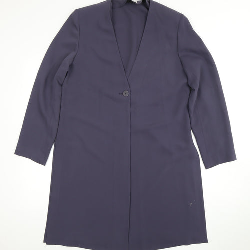 Windsmoor Women's Blue Long Jacket Size 12, Business Casual