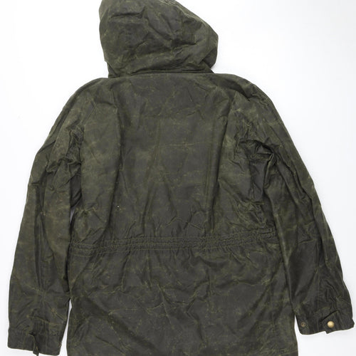 Barbour Men's Olive Green Waxed Parka XL