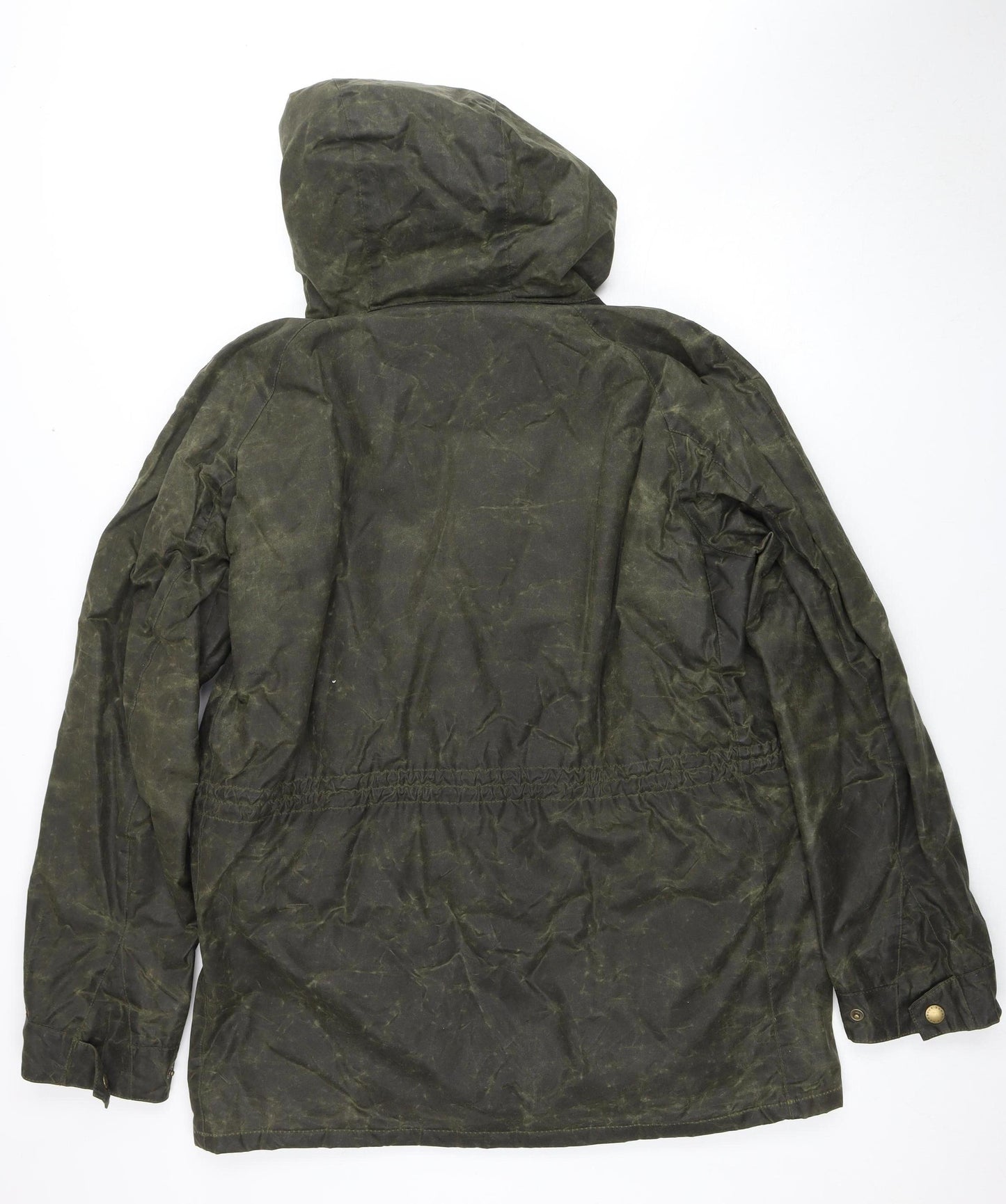 Barbour Men's Olive Green Waxed Parka XL