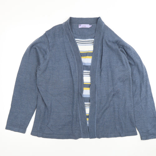 Honor Millburn Women's Blue Cardigan Size 18