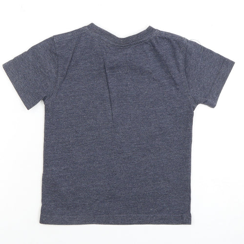 Animal Boys Blue Graphic T-Shirt 3-4 Years