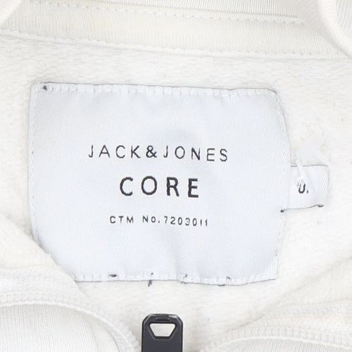Jack & Jones Men's Multicoloured 1/4 Zip Hoodie