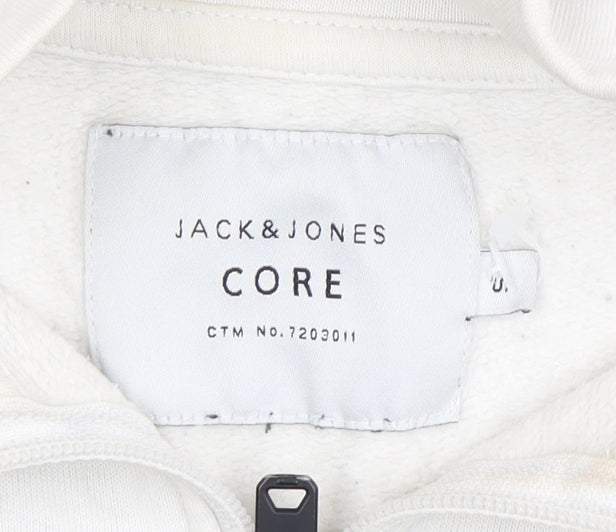Jack & Jones Men's Multicoloured 1/4 Zip Hoodie