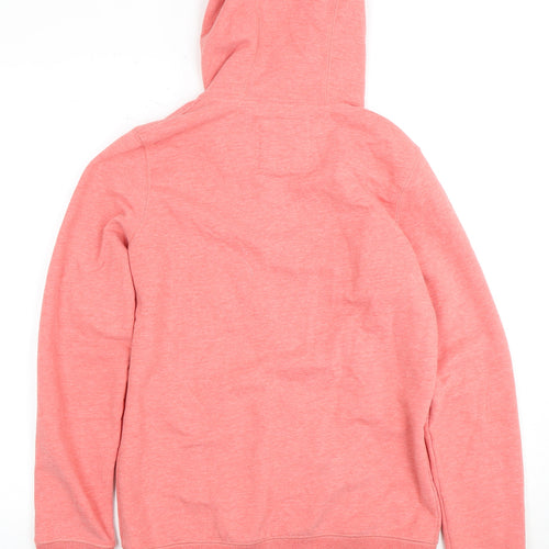 Fat Face Women's Pink Jersey Full Zip Hoodie, Size 12