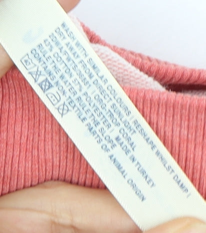Fat Face Women's Pink Jersey Full Zip Hoodie, Size 12