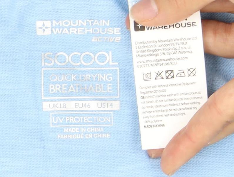 Mountain Warehouse Blue Women's Tank Top Size 18