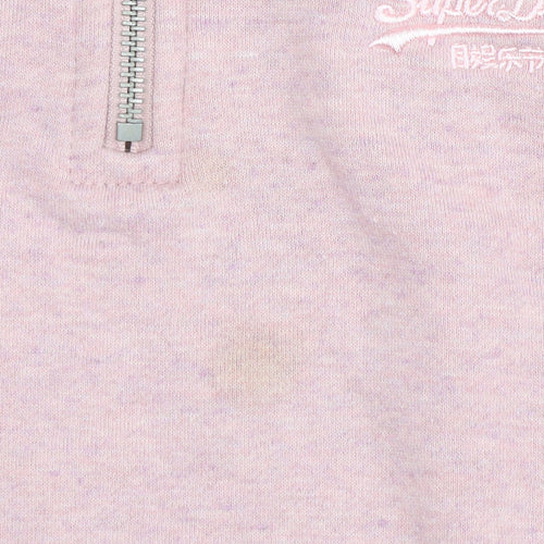 Superdry Women's Pink Pullover Sweatshirt Size 10