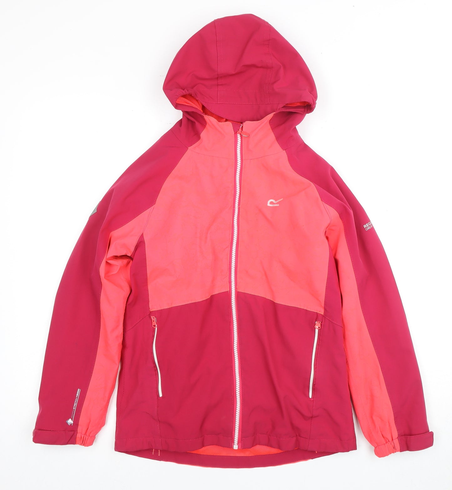 Regatta Girls Pink Hooded Rain Coat 11-12 Years