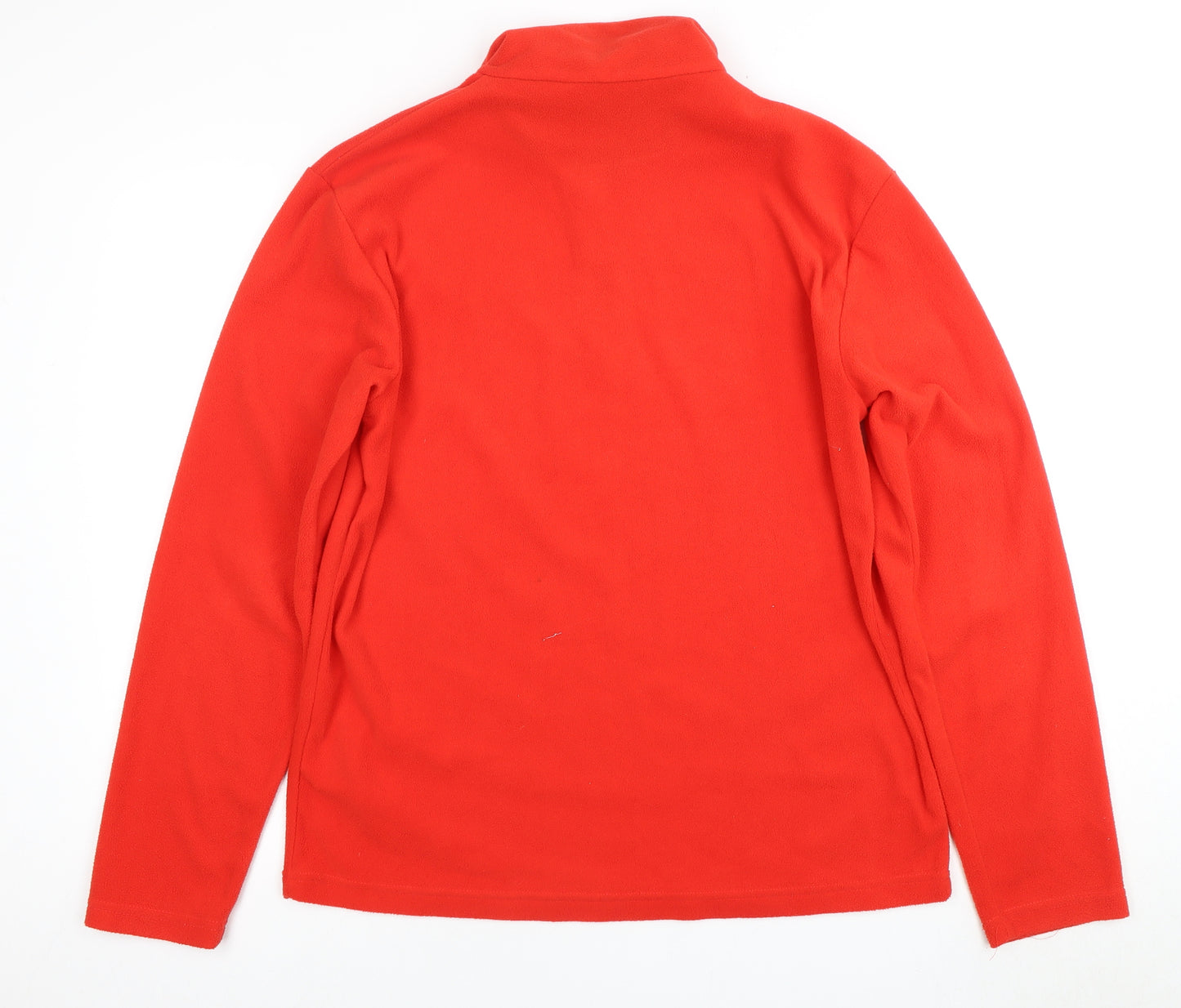 Regatta Men's Red Fleece 1/4 Zip Sweatshirt L