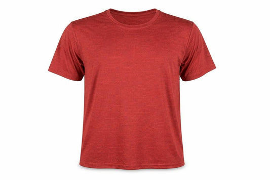 Front view of New Balance Men's Red XL Sports Jersey T-Shirt