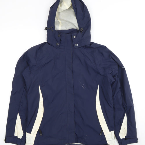 Regatta Women's Blue Hooded Parka Jacket Size 12