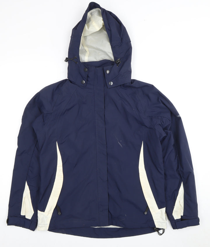 Regatta Women's Blue Hooded Parka Jacket Size 12