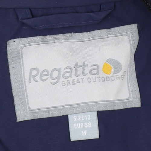 Regatta Women's Blue Hooded Parka Jacket Size 12