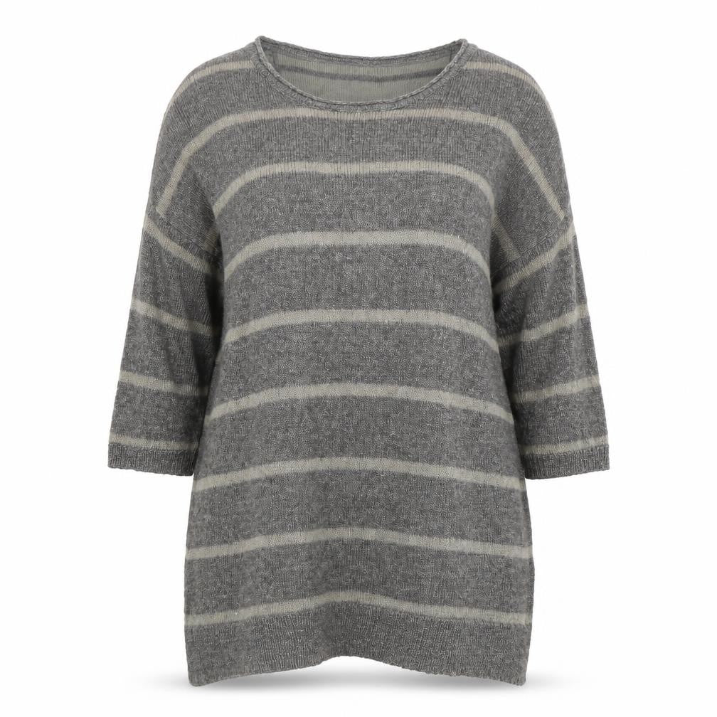 Front view of White Stuff Women's Grey jumper, size 12
