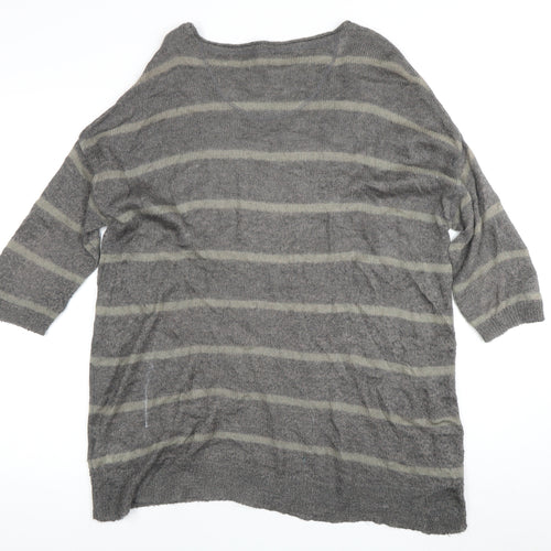White Stuff Women's Grey Pullover Jumper Size 12