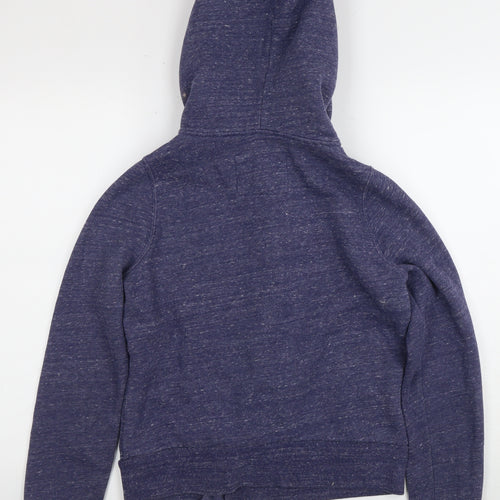 Abercrombie & Fitch Women's Blue Hoodie, M, Full Zip