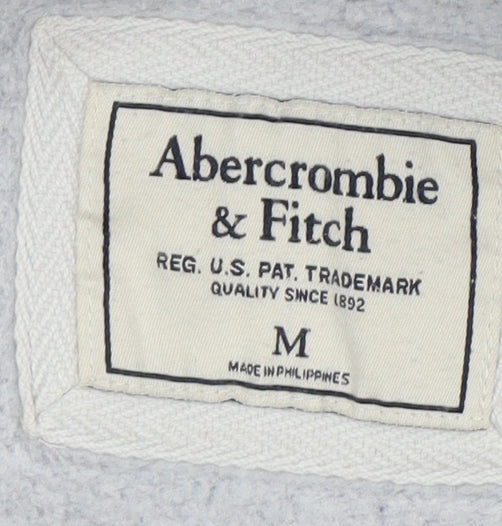 Abercrombie & Fitch Women's Blue Hoodie, M, Full Zip