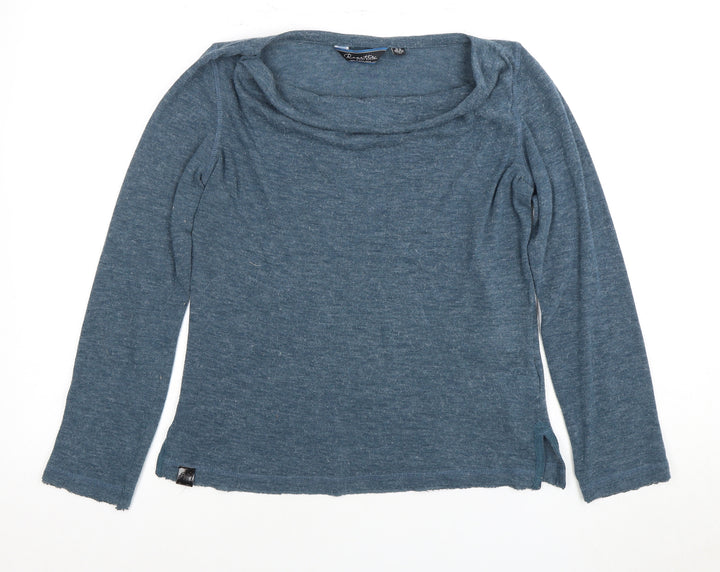 Regatta Blue Cowl Neck Jersey Top for Unisex Adults - Size 12