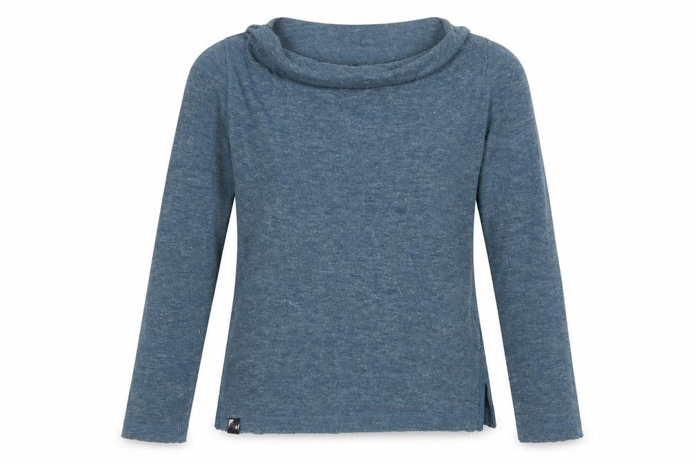 Regatta Blue Cowl Neck Jersey Top for Unisex Adults - Size 12