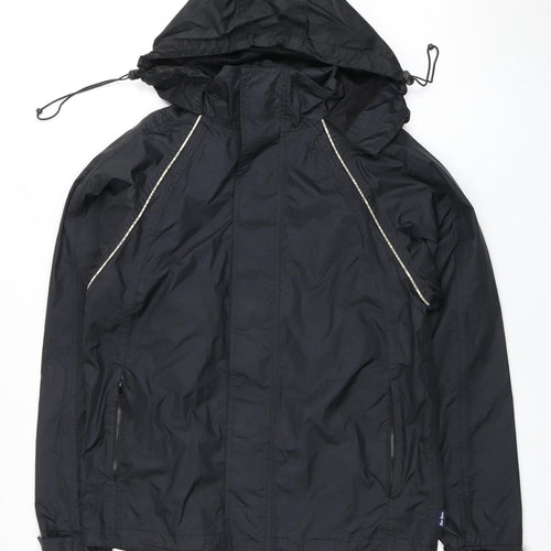 Peter Storm Men's Black XS Hooded Waterproof Jacket 32-34"