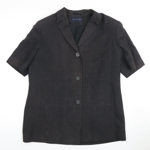 Alexon Women's Black Suit Jacket Size 12 - Classic Business