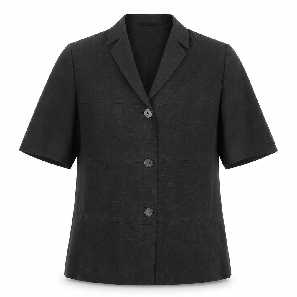 Front view of Alexon Women's Black Suit Jacket, size 12, - Classic Business