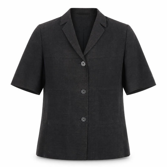 Front view of Alexon Women's Black Suit Jacket, size 12, - Classic Business