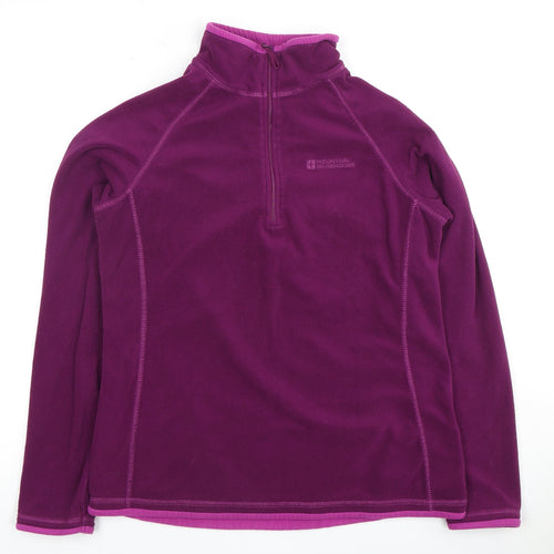 Mountain Warehouse Women's Purple Fleece Sweatshirt Size 12