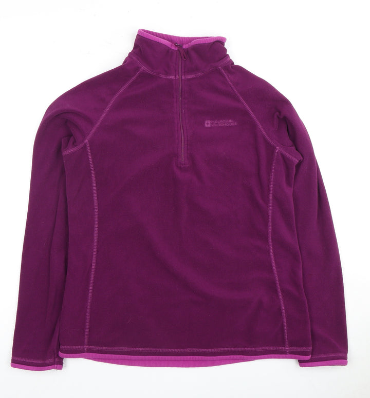 Mountain Warehouse Women's Purple Fleece Sweatshirt Size 12