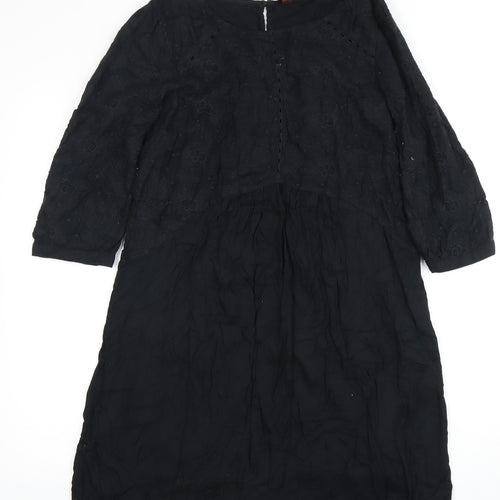 F F Women’s Black 3/4 Sleeve Dress, Size 12