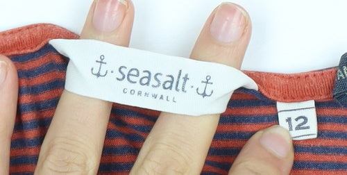 Seasalt Women's Multicoloured Striped Top, Size 12
