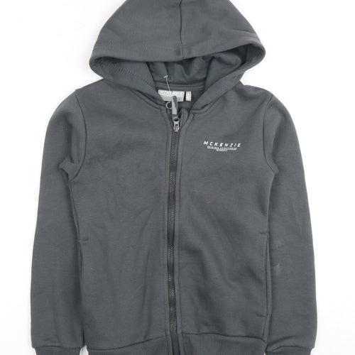 McKenzie Girls Grey Full Zip Hoodie 8-10 Years