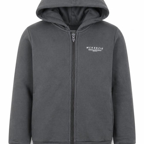 McKenzie Girls Grey Full Zip Hoodie 8-10 Years
