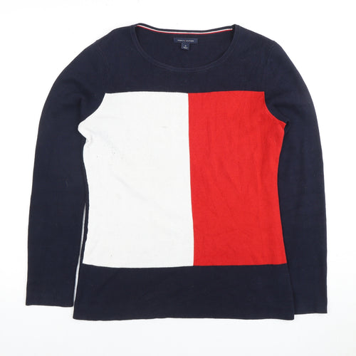 Tommy Hilfiger Women's M Multicolour Colourblock Jersey